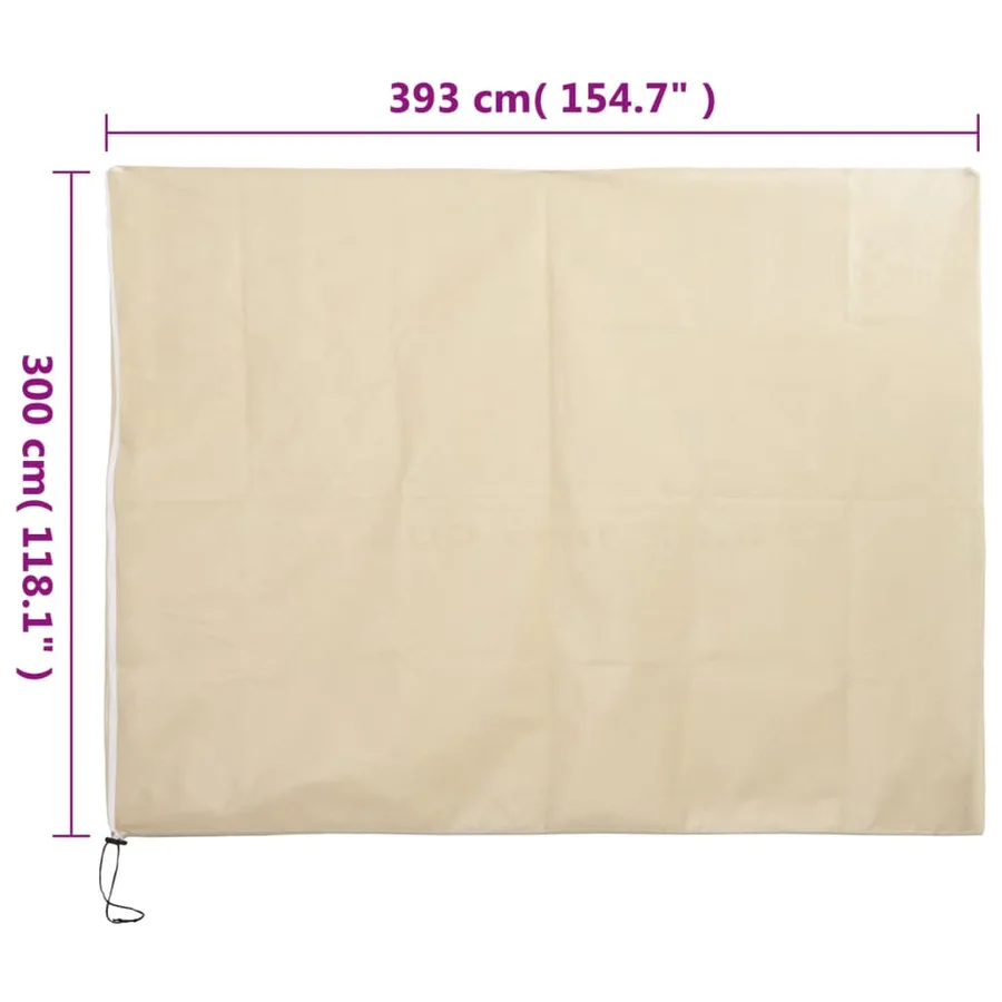 Housse de protection pour plantes avec fermeture éclair 70 g/m² - 9