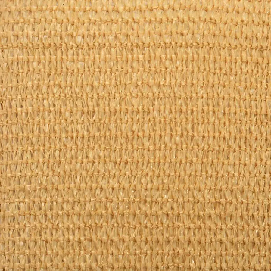 Voile d'ombrage 160 g/m² triangulaire sable 4x4x4 m PEHD - 9