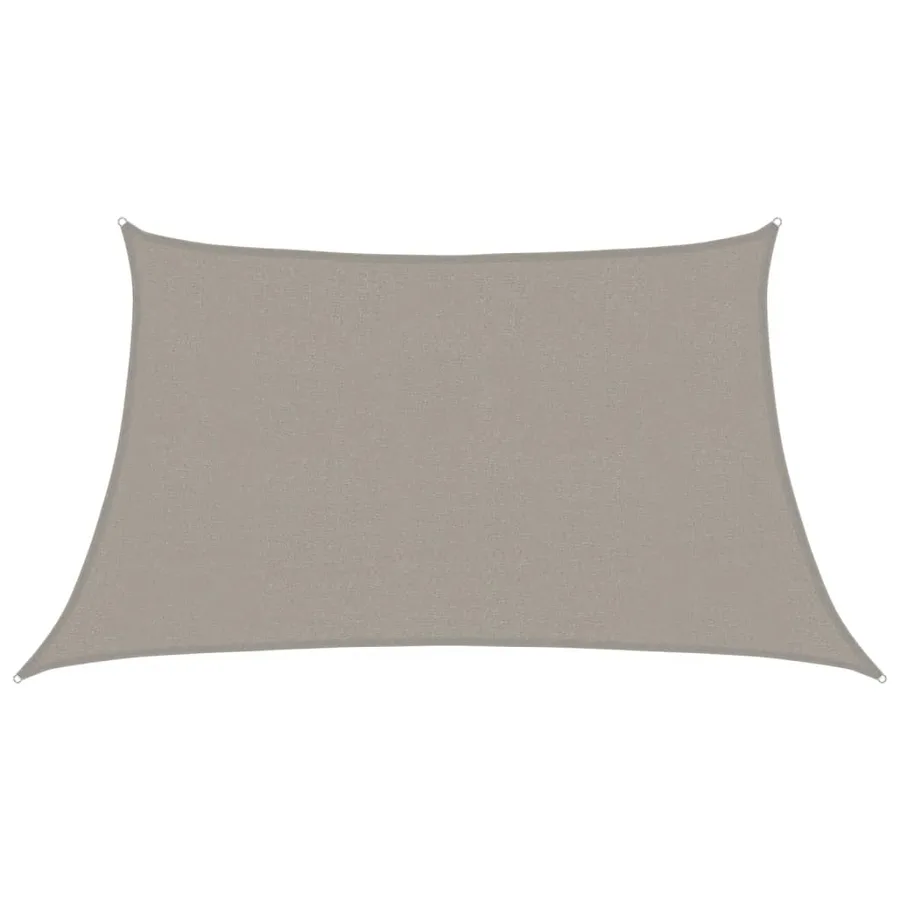Voile d'ombrage 160 g/m² trapèze gris clair 3/4x2 m PEHD - 2