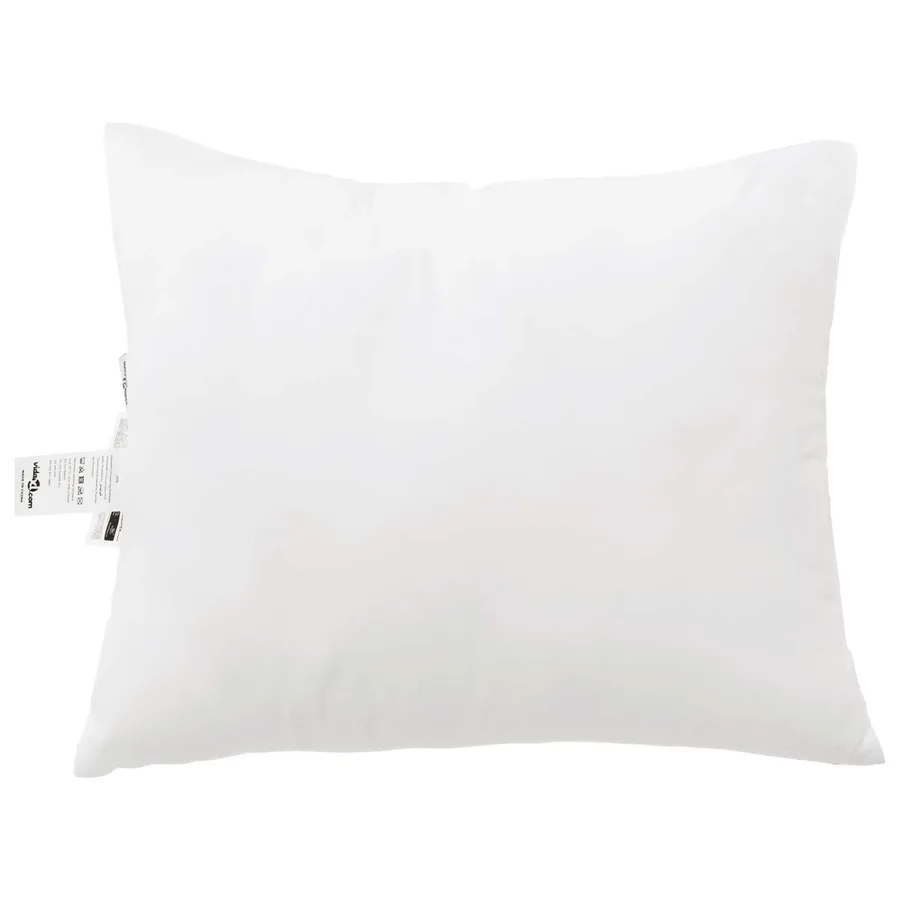 Couette avec Oreillers 3 pcs Blanc Microfibre et Plumes D'oie - 5