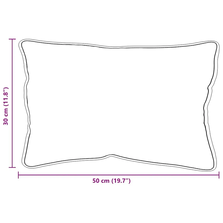 Oreiller avec oreiller 2 pcs Blanc 51 x 31 x 20 cm Polyester - 8