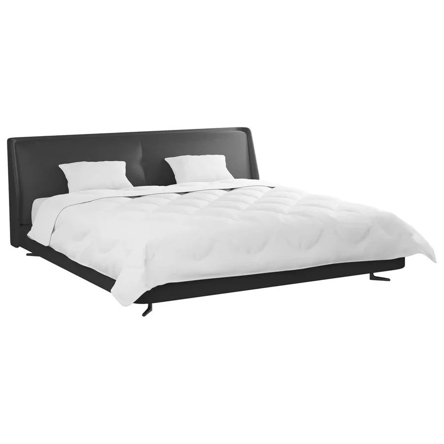 Ensemble de Duvet 3 pcs Blanc Microfibre et Plumes D'oie - 3
