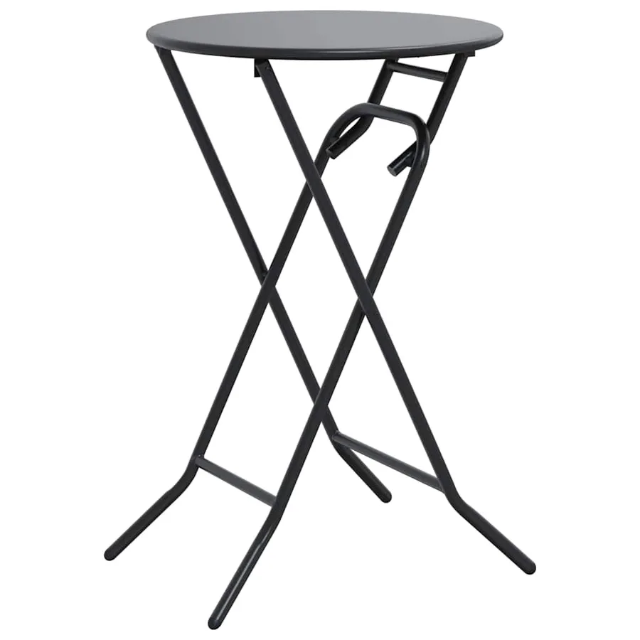 Table de Jardin Anthracite 50 x 50 x 72 cm Métal - 2