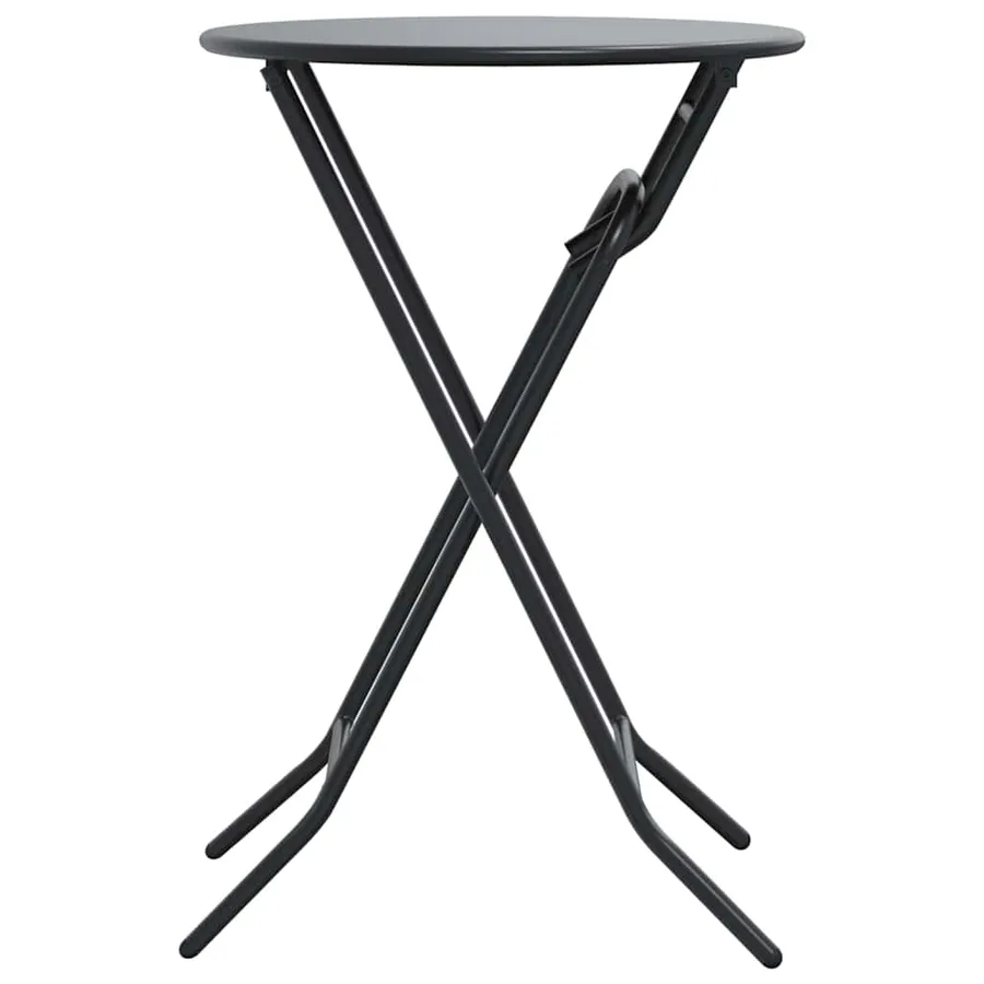 Table de Jardin Anthracite 50 x 50 x 72 cm Métal - 6