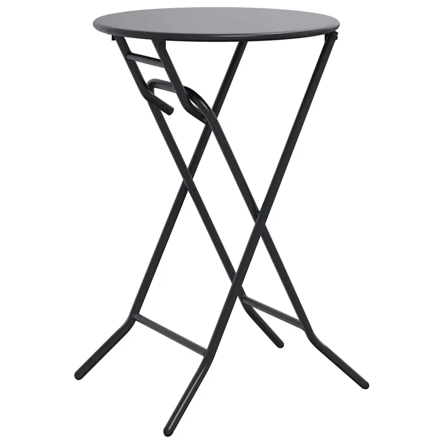 Table de Jardin Anthracite 50 x 50 x 72 cm Métal - 7