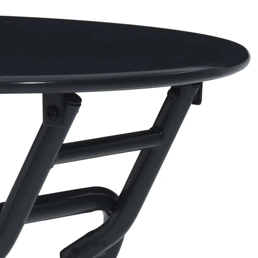 Table de Jardin Anthracite 50 x 50 x 72 cm Métal - 9