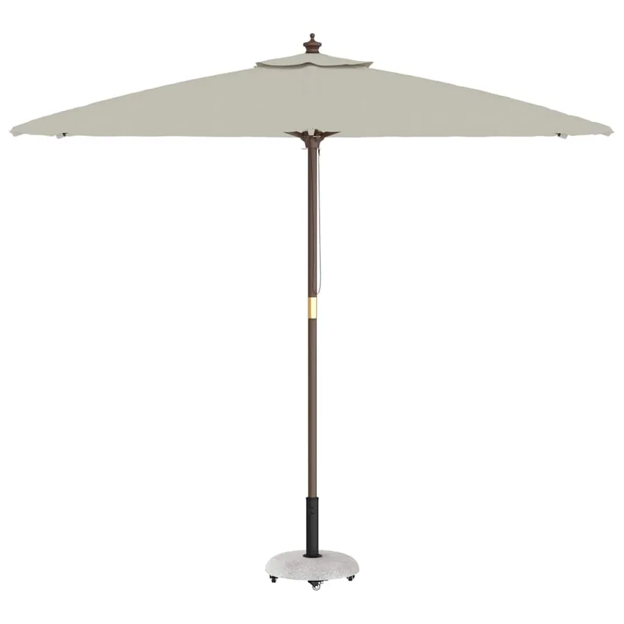 Pied de parasol 21kg Gris clair Béton Rond - 3