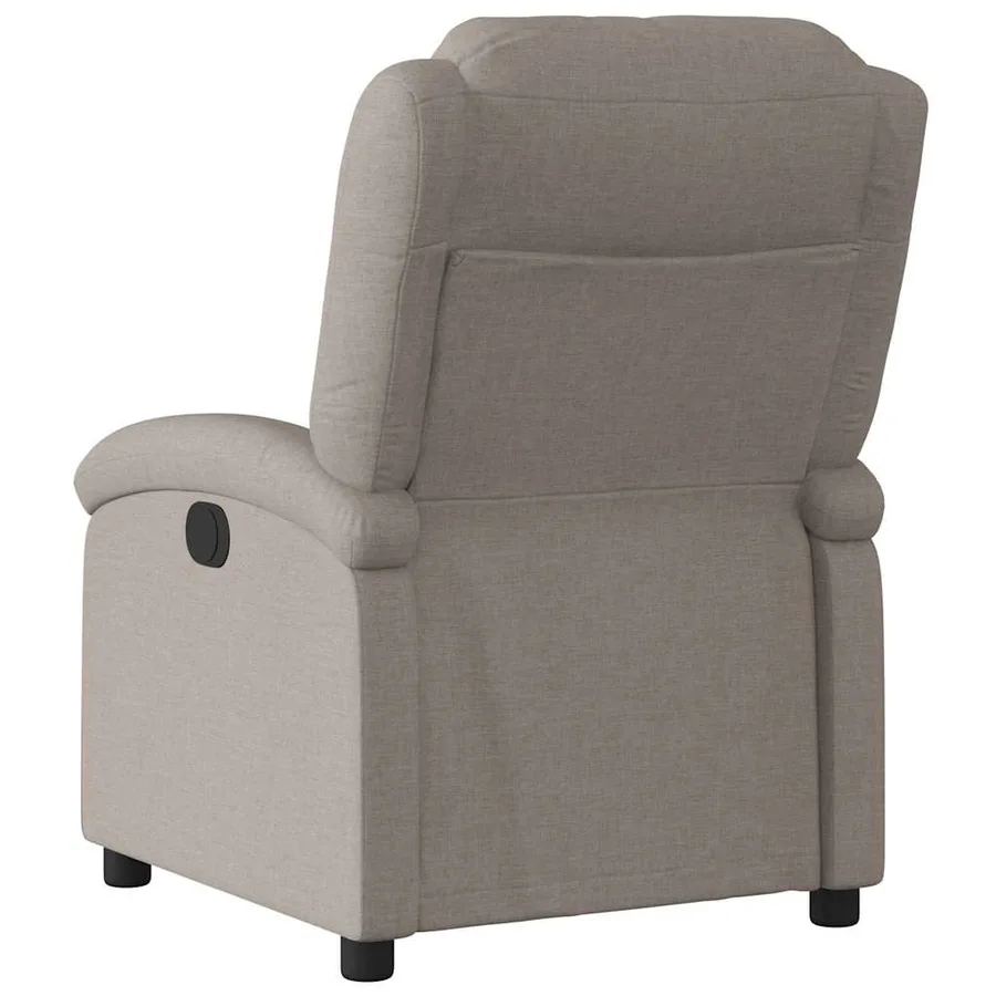 Fauteuil inclinable Taupe Tissu - 5