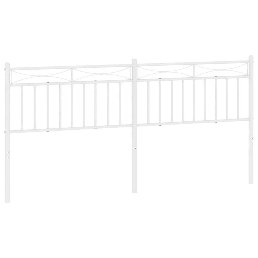 Tête de lit de remplacement métal blanc 180 cm - 2