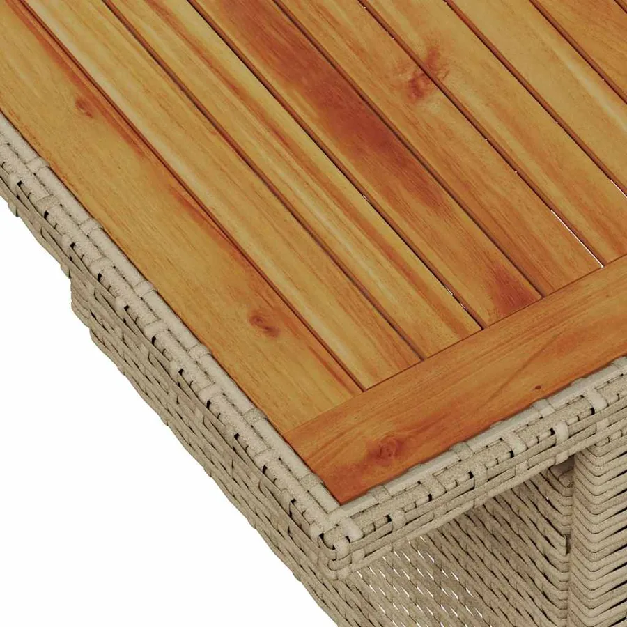 Ensemble de canapé de jardin 7 pcs Beige et gris - 9