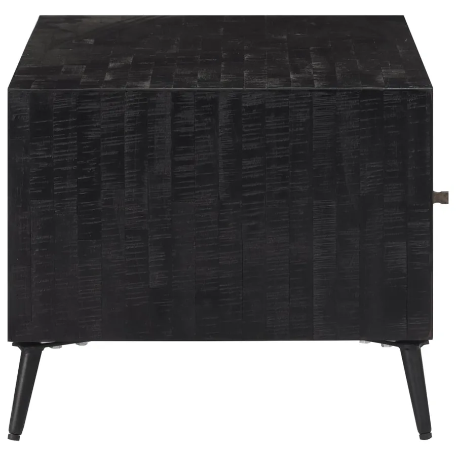 Table basse 90x50x41 cm teck de récupération massif - 4
