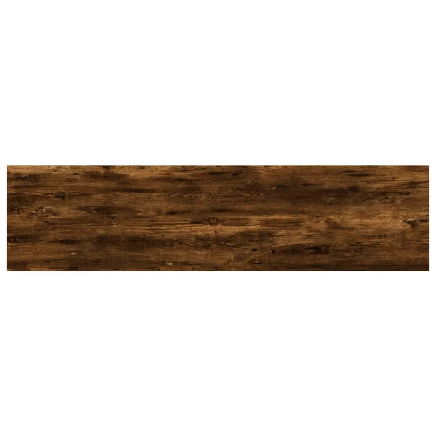 Étagères murales 4 pcs chêne fumé 40x10x1,5cm bois d'ingénierie - 6