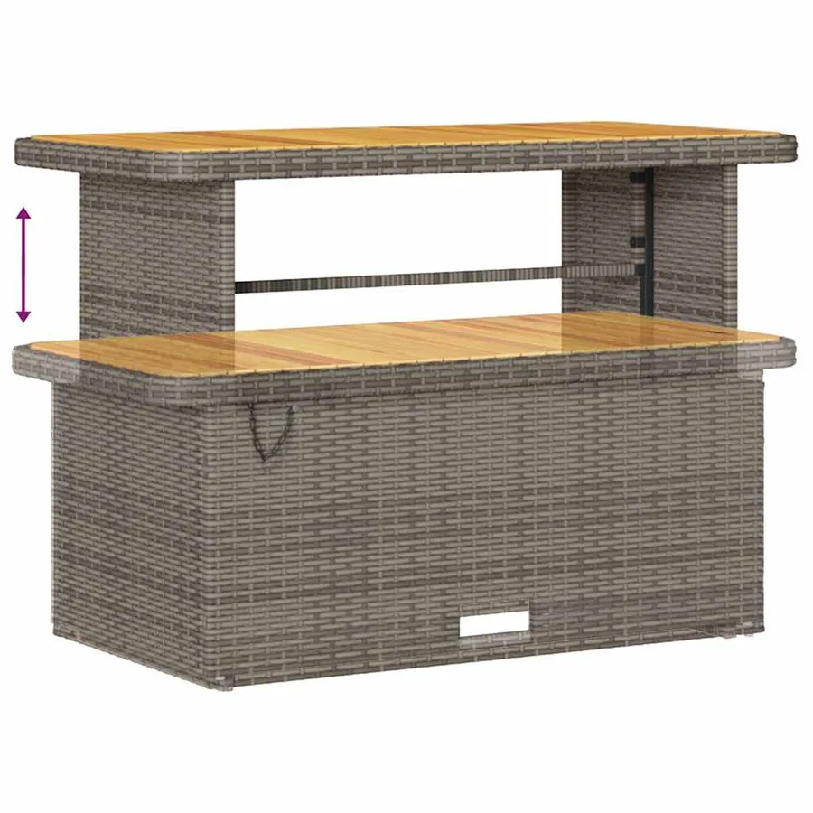 Ensemble de canapé de jardin avec coussin 9 pcs Gris - 8