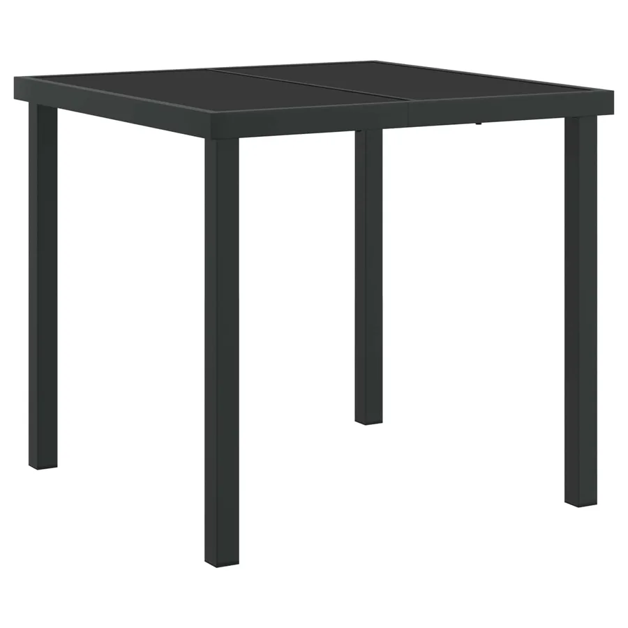 Ensemble de salle à manger pour jardin 5 pcs Anthracite - 6
