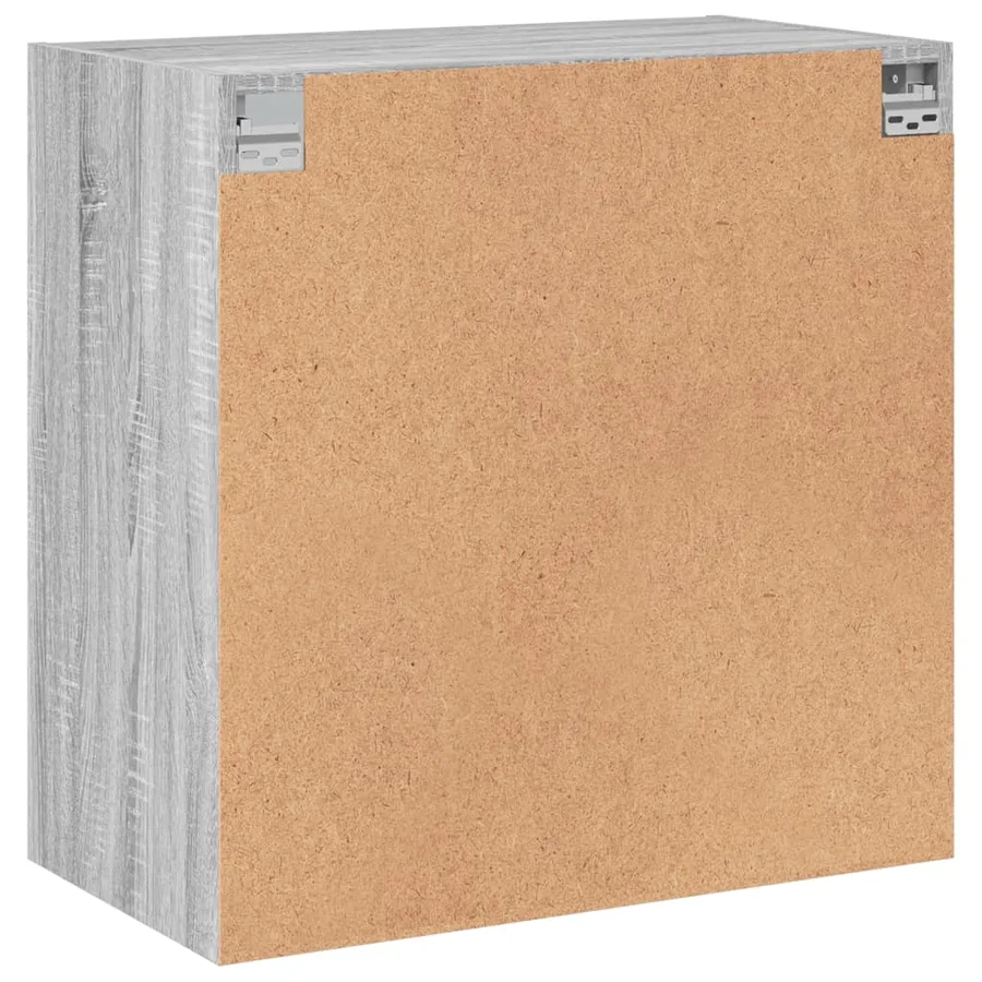 Armoire murale avec portes en verre sonoma gris 68x37x68,5 cm - 8