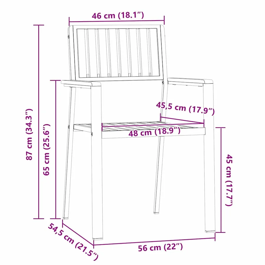 Ensemble de repas extérieur 5 pcs - 13