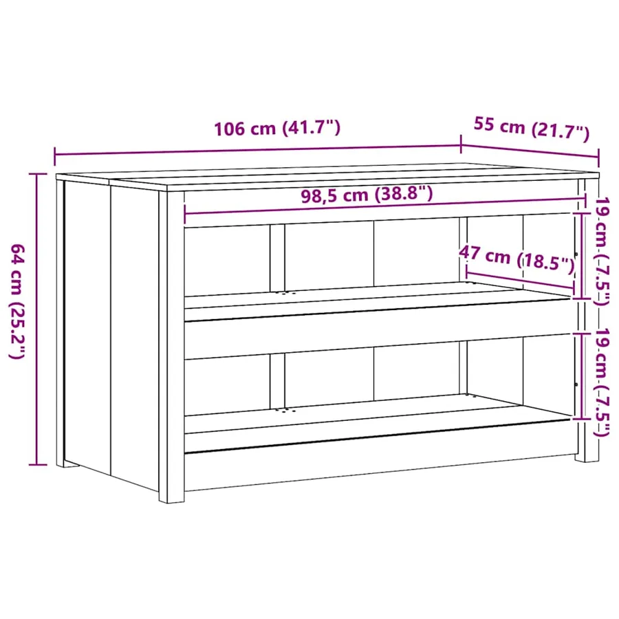 Armoire de cuisine MEPPEL Chêne brun 106 x 55 x 64 cm - 8