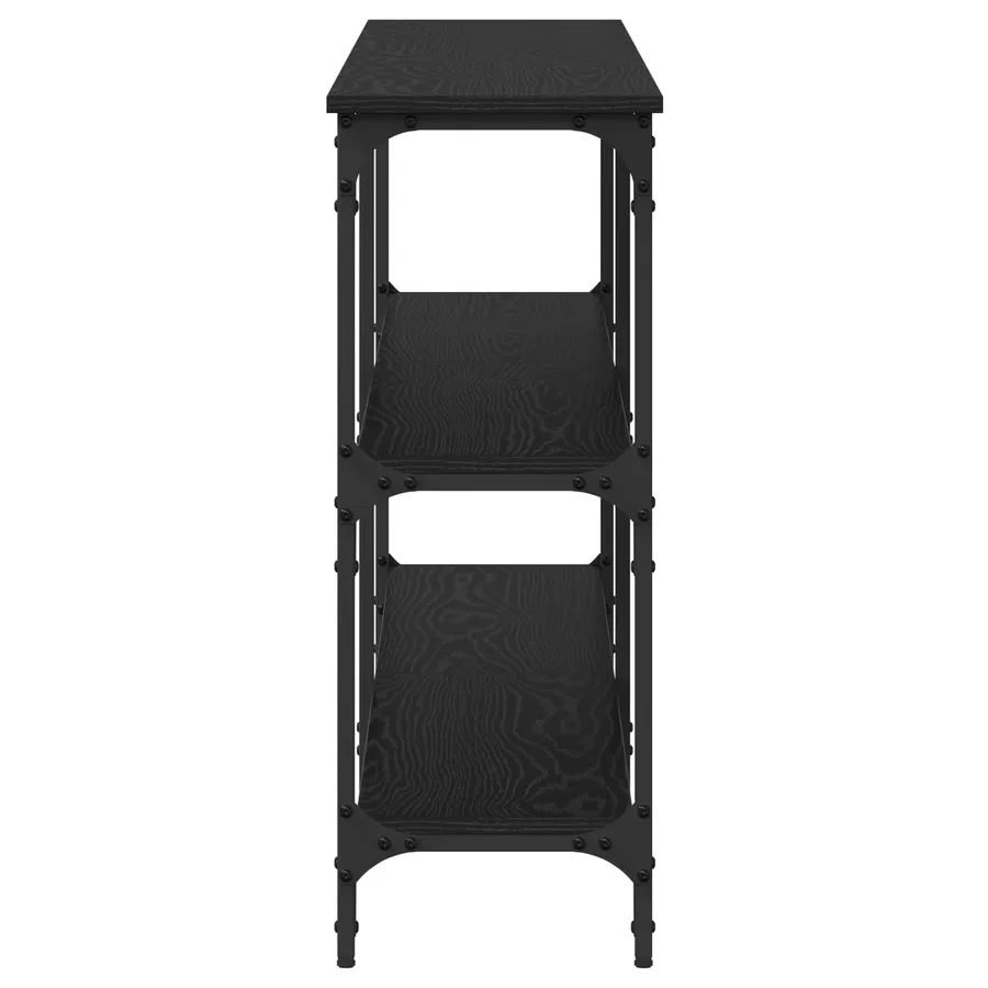 Table console Chêne noir 200 x 29 x 75 cm - 6