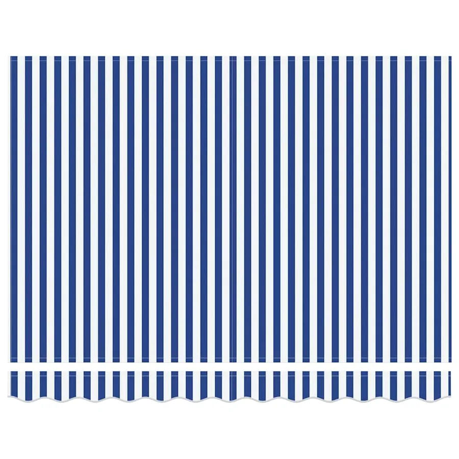 Auvent Rétractable Bleu 300 x 200 cm tissu - 6