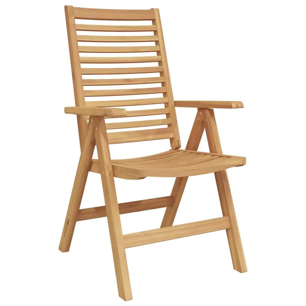 Chaise 8 pcs Marron 64,5 x 52 x 108 cm Bois de teck massif