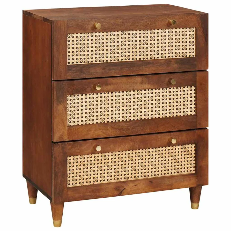 Buffet Marron 60 x 33 x 75 cm Bois de mangue massif