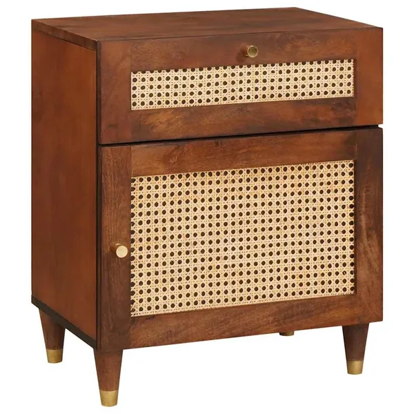 Tables de chevet 50 x 33 x 60 cm Bois de mangue massif