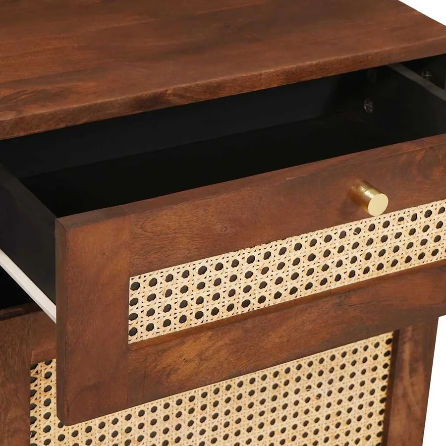 Tables de chevet 50 x 33 x 60 cm Bois de mangue massif - 7