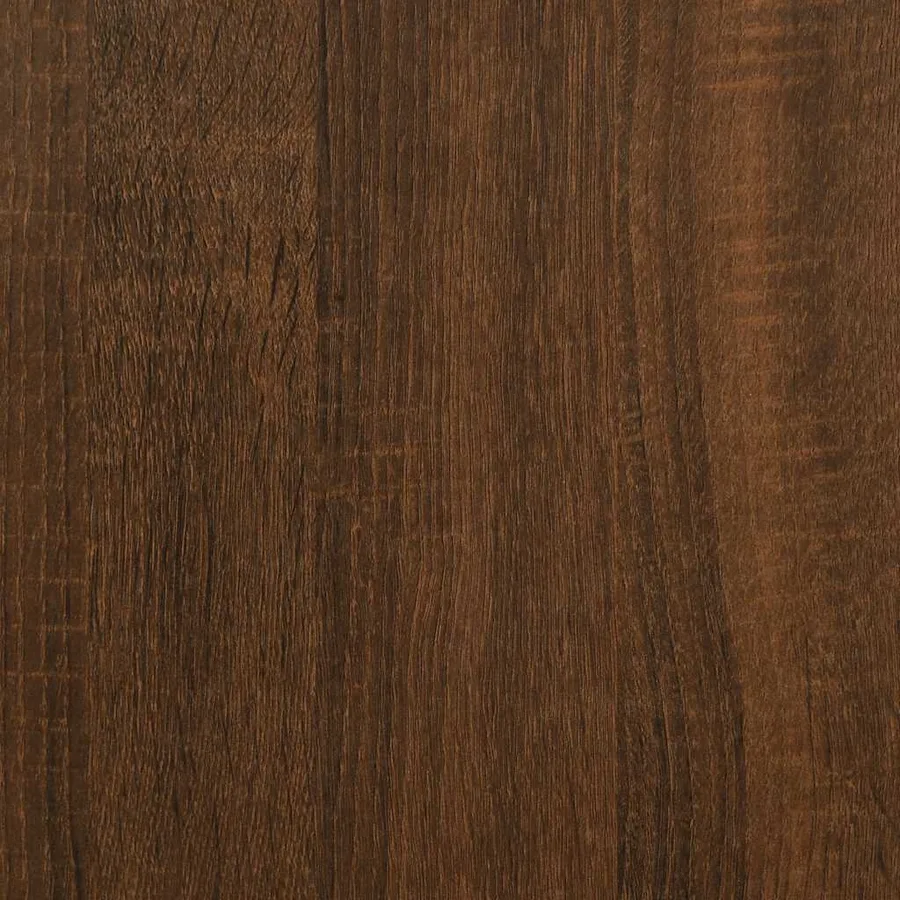 Banc à chaussures chêne marron 102x42x45 cm bois d'ingénierie - 10