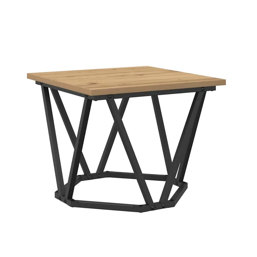 Table basse 3 pcs Chêne artisanal 50 x 50 x 40 cm - 7