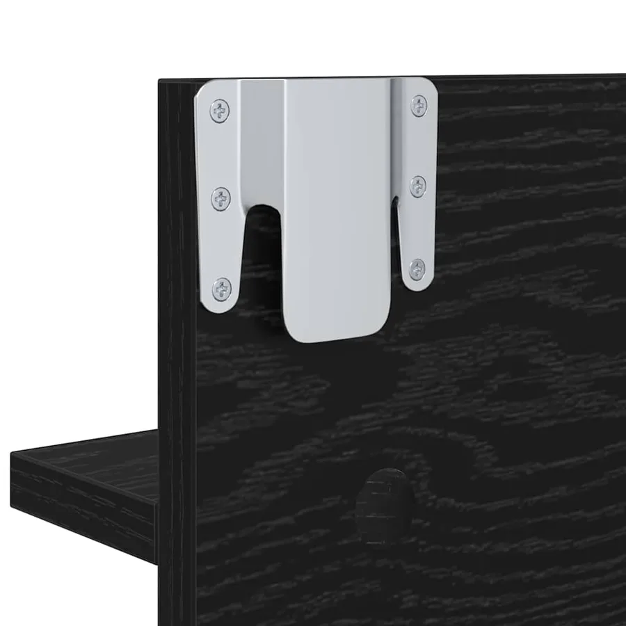 Ensemble de meubles d'entrée 4 pcs Chêne noir Bois d'ingénierie - 13
