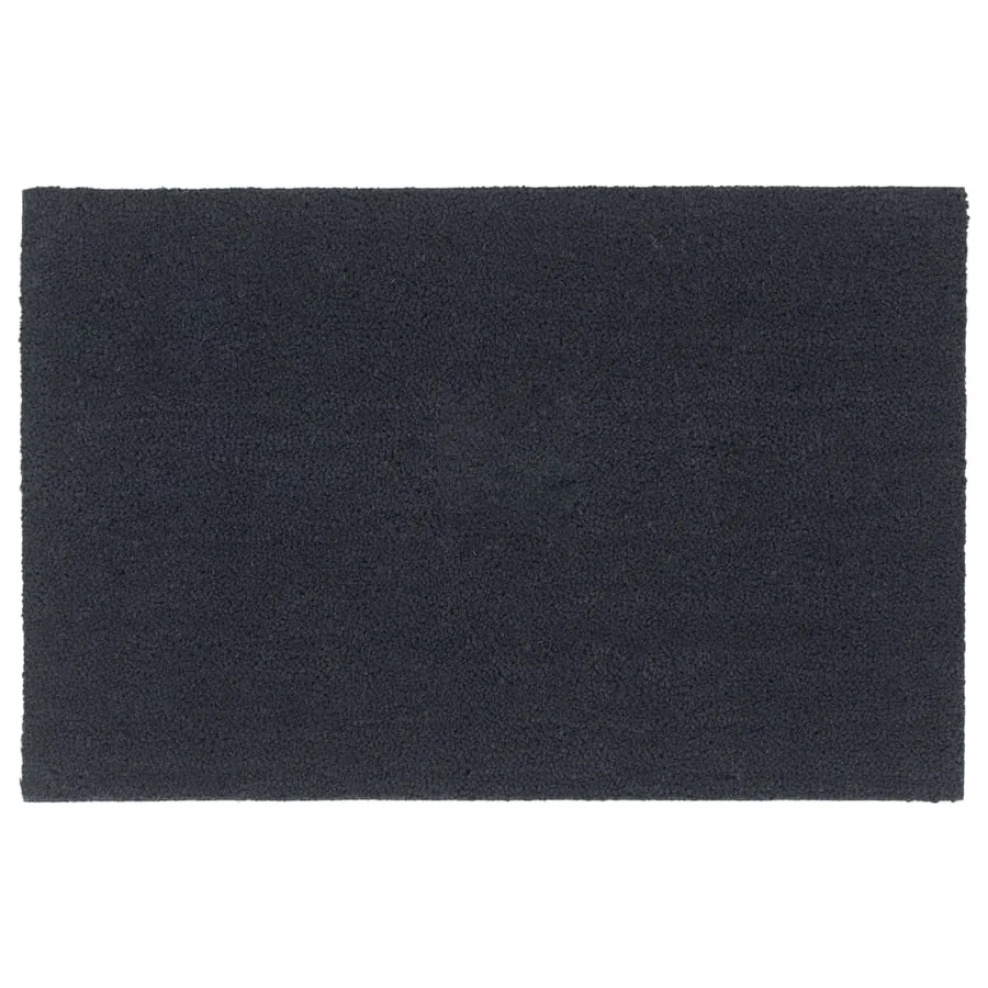 Tapis de porte gris foncé 65x100 cm fibre de coco touffeté