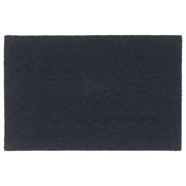 Tapis de porte gris foncé 65x100 cm fibre de coco touffeté