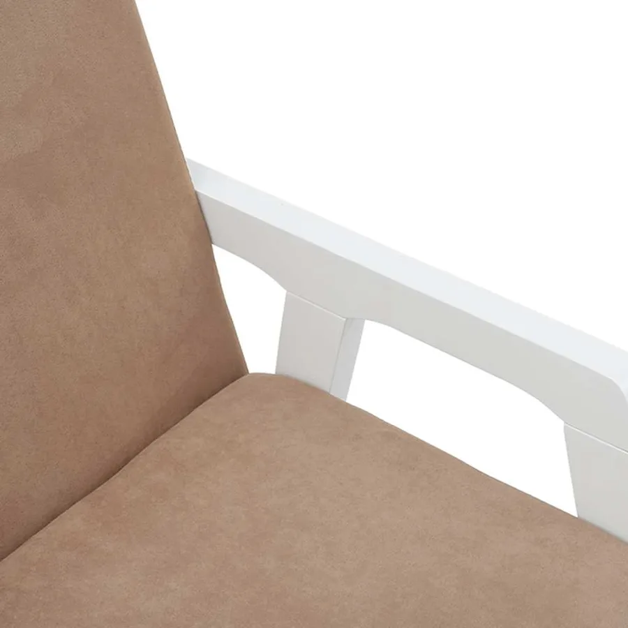 Chaises de salle à manger avec coussins (2 pcs) bois massif blanc caoutchouc - 8