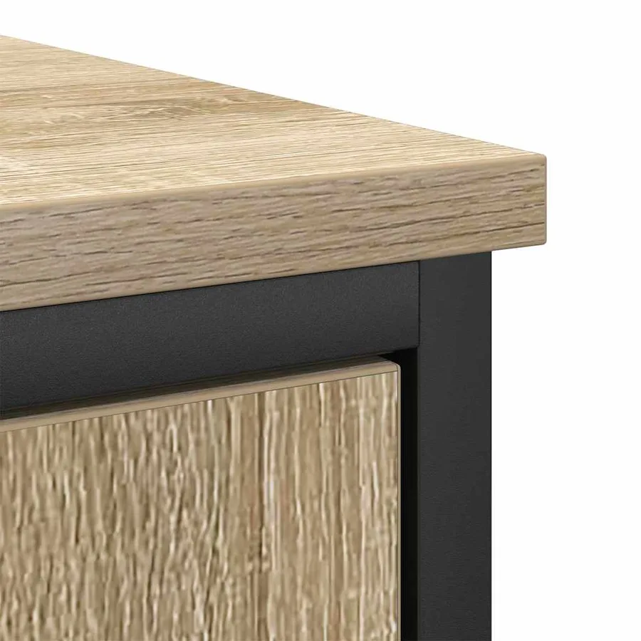 Ensemble de mobilier de salle de bain avec étagère 2 pcs Marron - 9