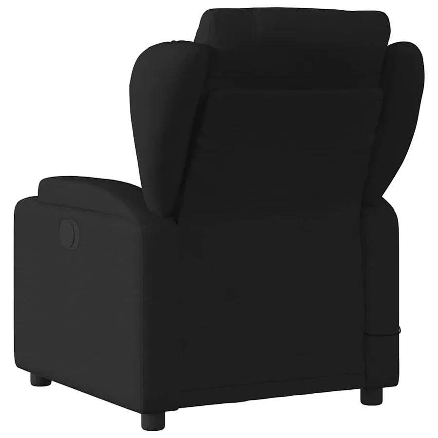 Fauteuil de massage inclinable noir tissu - 4
