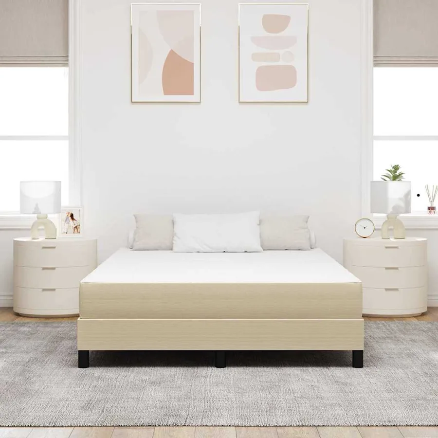 Matelas de Lit avec matelas Sauge 140 x 200 cm tissu - 3
