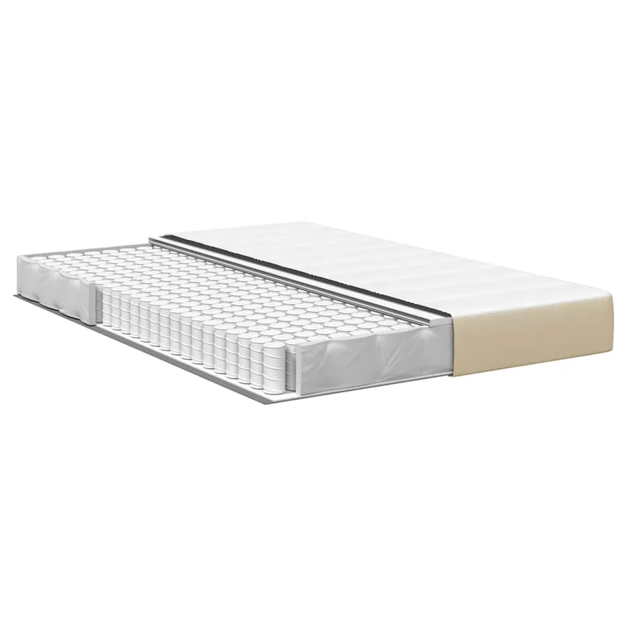 Matelas de Lit avec matelas Sauge 140 x 200 cm tissu - 4