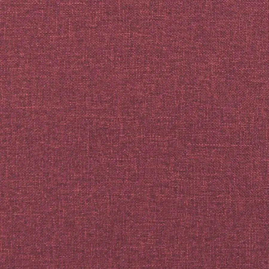 Canapé à 2 places Rouge bordeaux 140 cm Tissu - 8