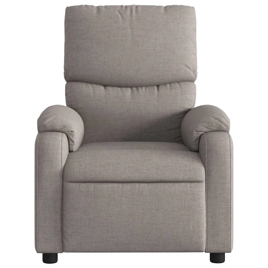 Fauteuil de massage inclinable Taupe Tissu - 4