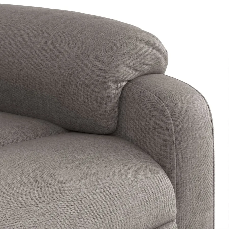 Fauteuil de massage inclinable Taupe Tissu - 9