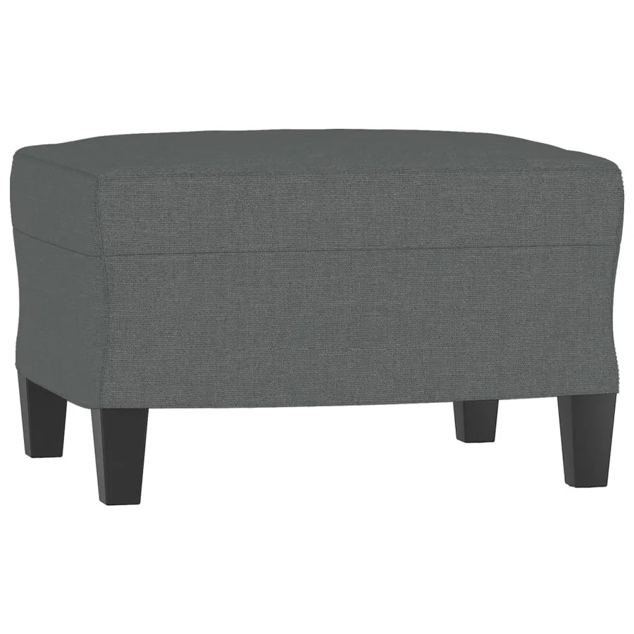 Ensemble de canapés 3 pcs avec coussins Gris foncé Tissu - 5