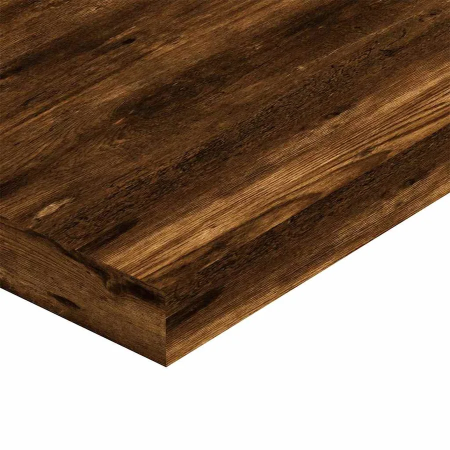 Étagères murales 4pcs chêne fumé 100x10x1,5cm bois d'ingénierie - 7