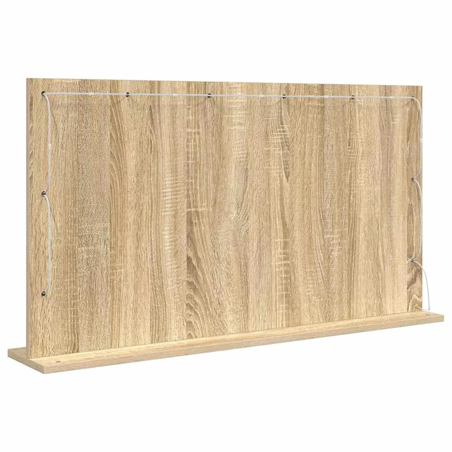 Miroir de vanité Rectangulaire Chêne Sonoma 100 x 55 x 18 cm - 6