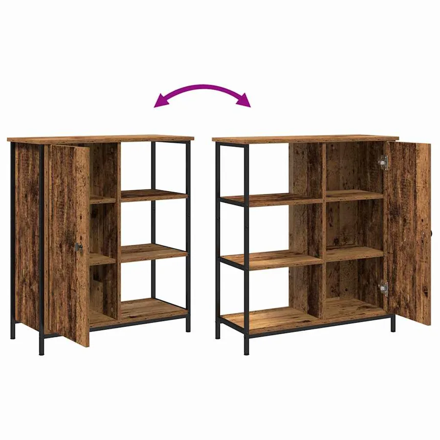 Buffet Bois ancien 70 x 30 x 80 cm - 8