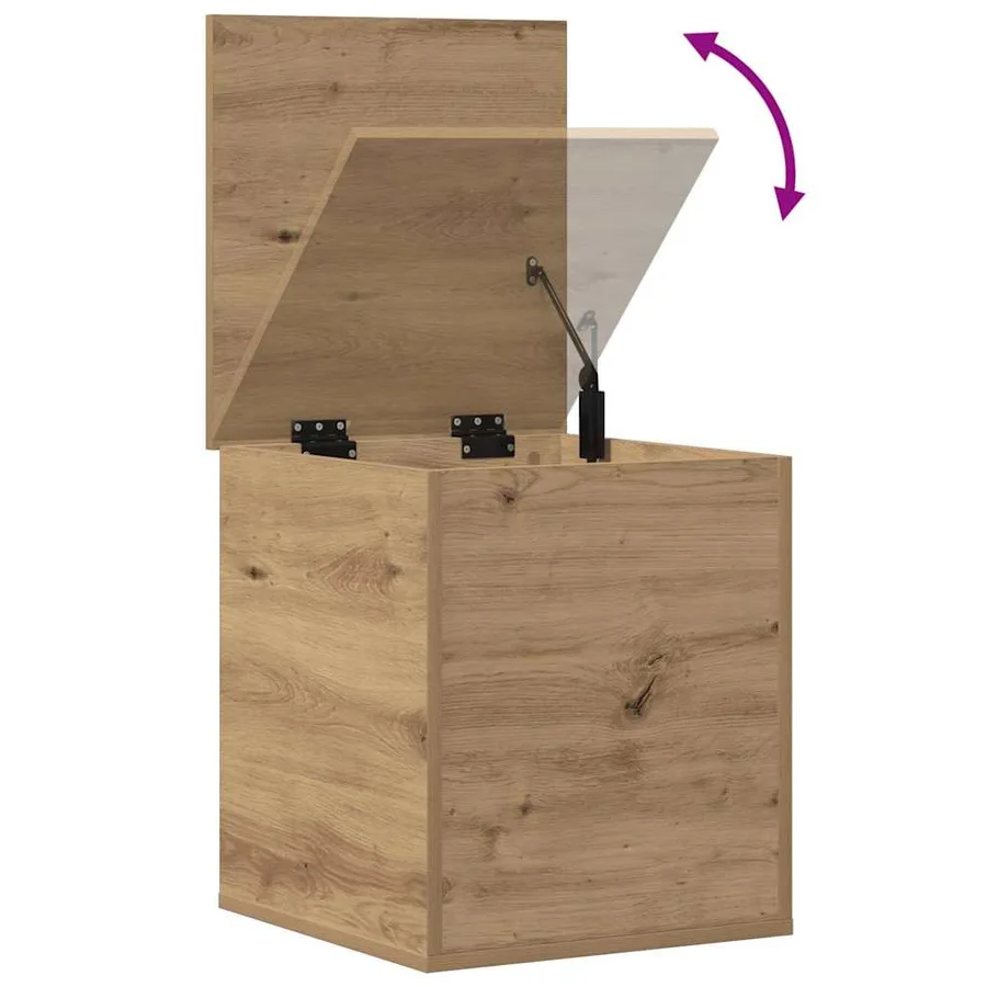 Boîte de Rangement Chêne artisanal 40 x 42 x 46 cm - 10