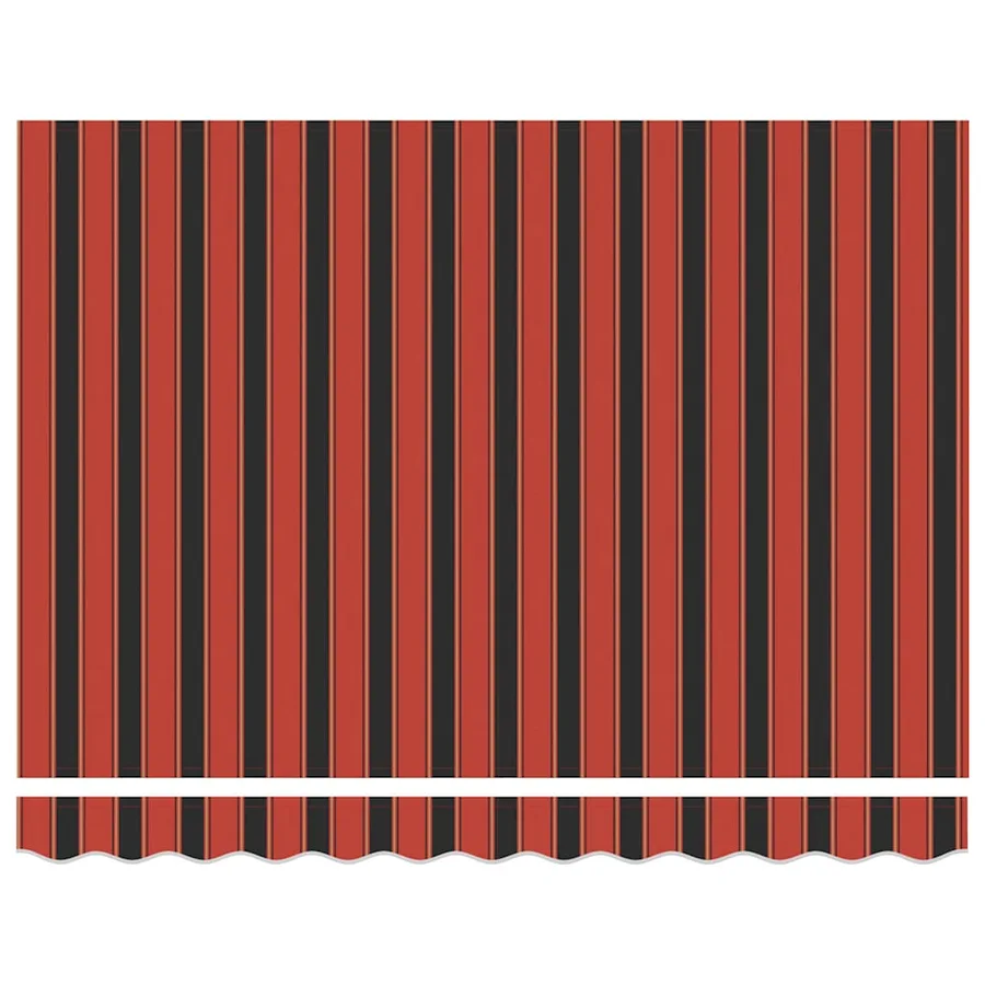 Auvent Rétractable Orange 300 x 200 cm tissu - 7