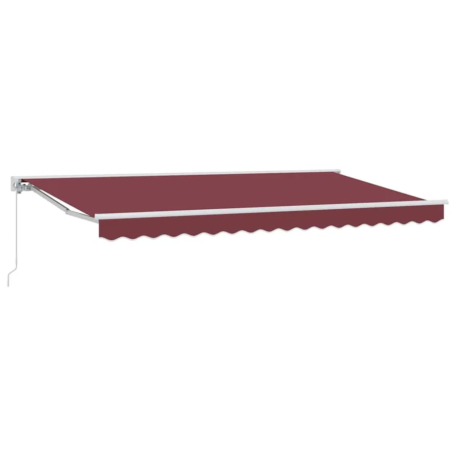 Cadre d'auvent Bordeaux 400 x 200 cm - 2