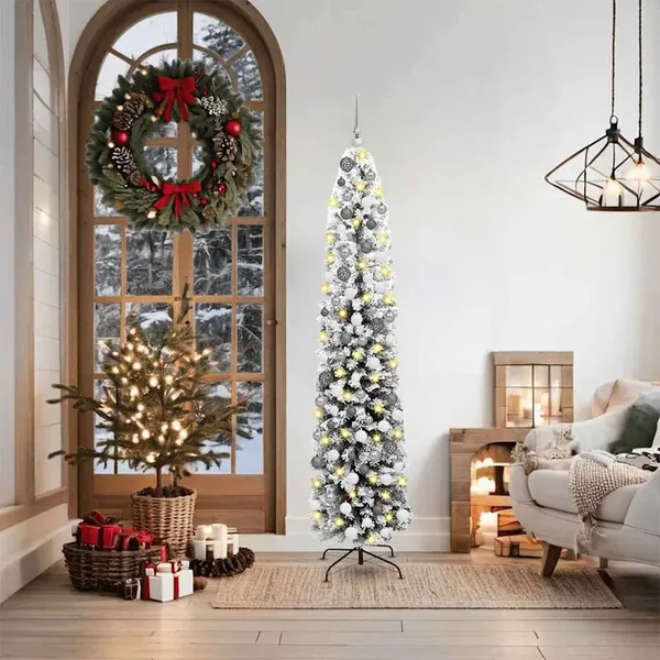 Sapin de Noël artificiel Vert 180 cm PVC et acier et plastique