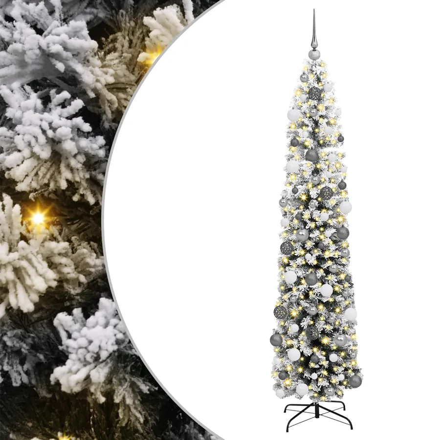 Sapin de Noël artificiel Vert 180 cm PVC et acier et plastique - 2