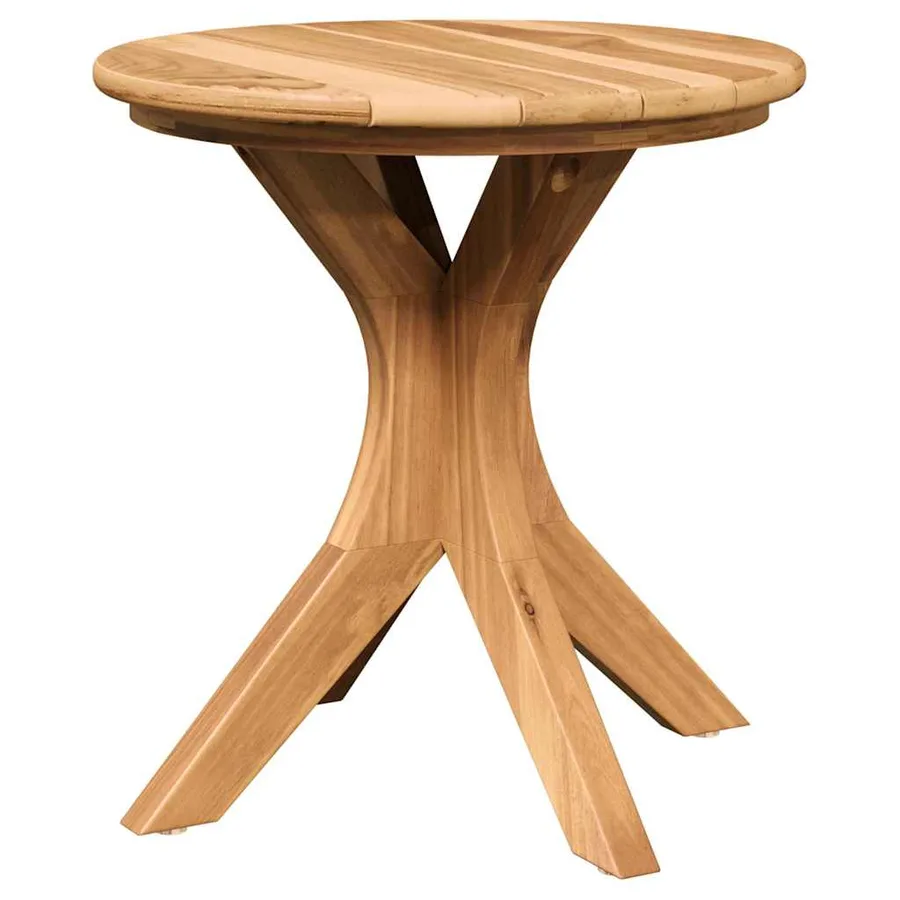 Table d'appoint Marron 40 x 40 x 41 cm Bois de teck massif - 2